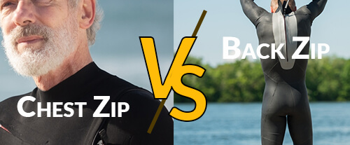 Chest Zip vs Back Zip Wetsuit